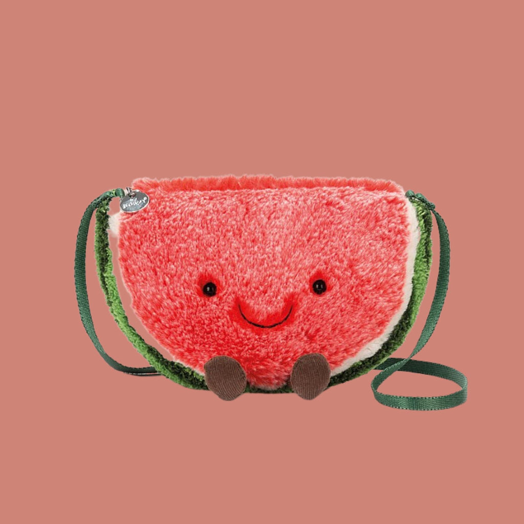How to Crochet a Beautiful Watermelon Bag Crochet Fruit Crochet Bag For  kids 🍉🌈🍎 - YouTube