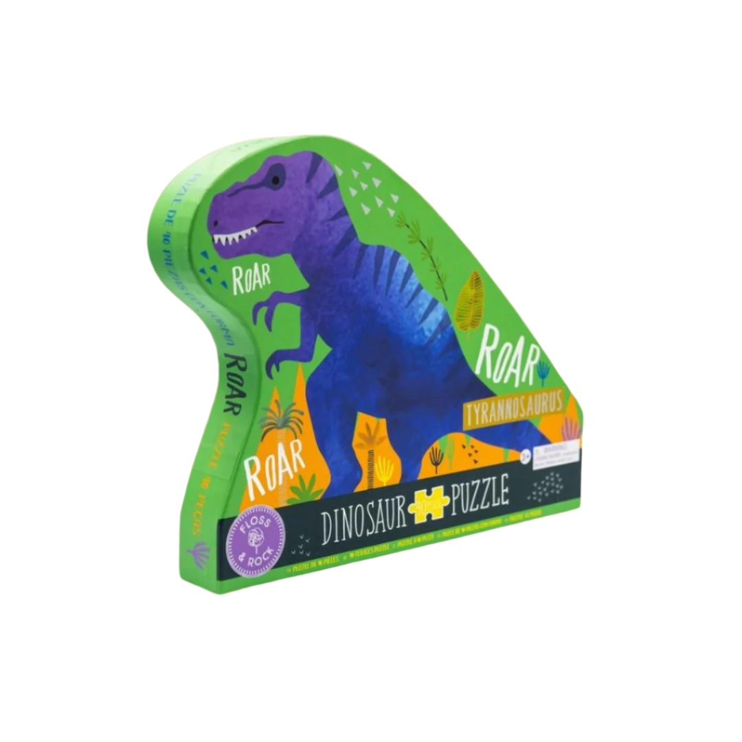 Floss & Rock Dinosaurier Puzzle – 20 Teile, Geformte Box, Ca. 42 Cm Groß, Für Kinder Ab 3