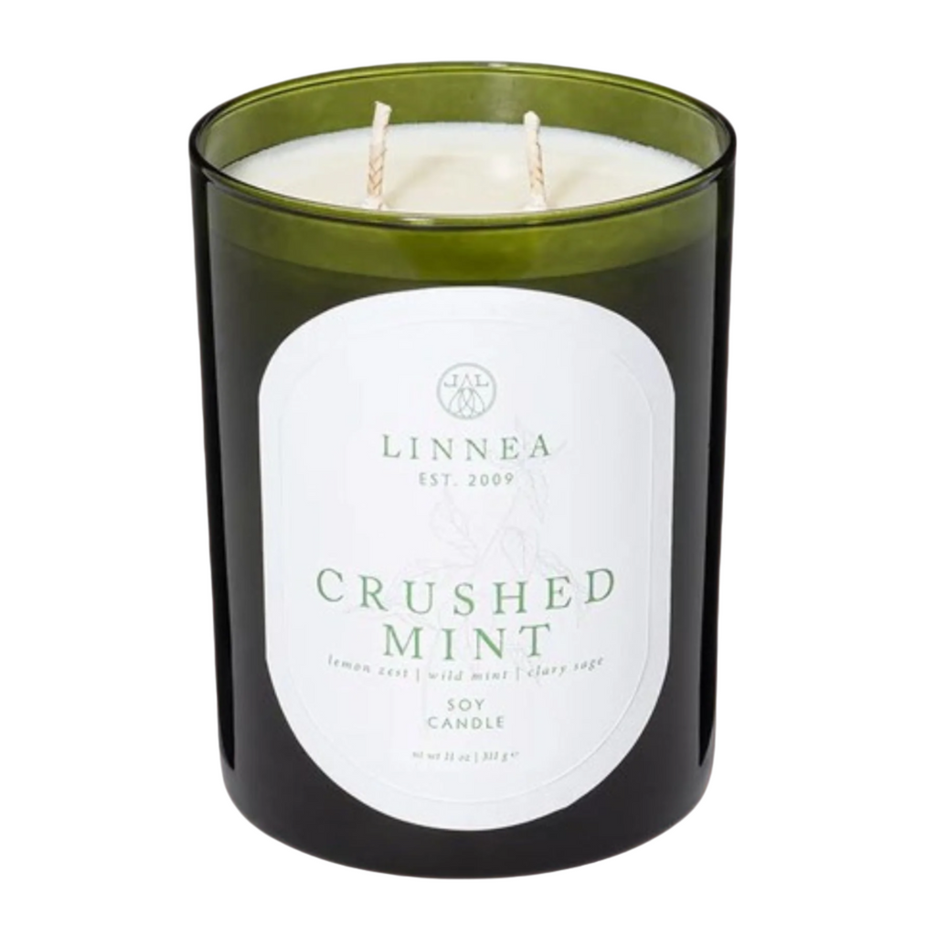 Linnea's Lights - Crushed Mint Two-Wick Candle– harley lilac