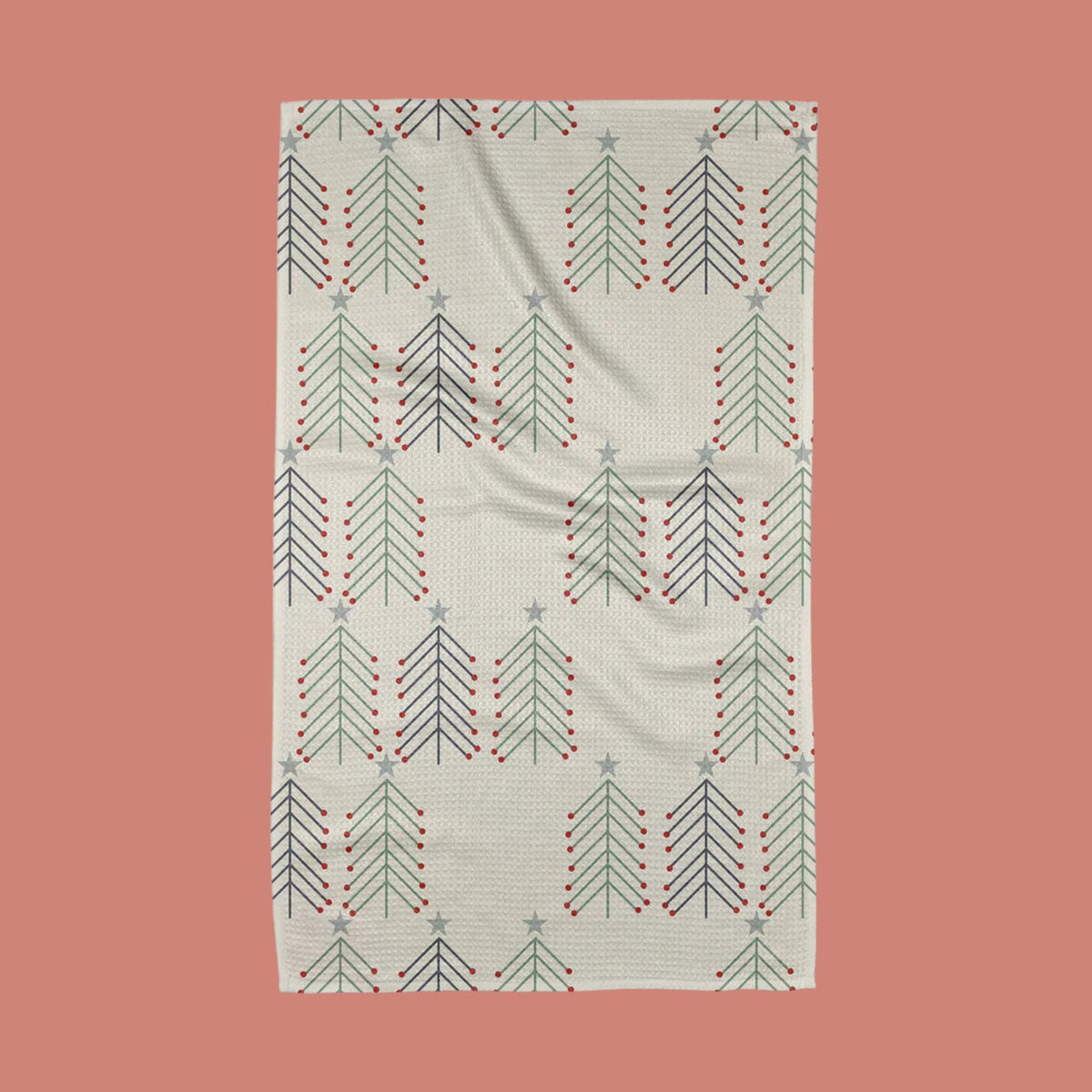 Geometry - Winter Wreaths Kitchen Tea Towel – harley lilac