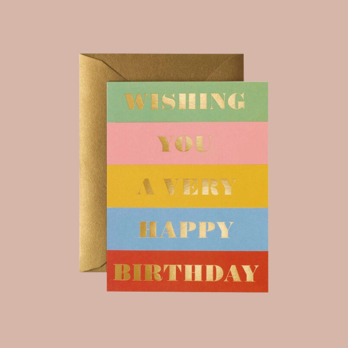 Carte Birthday Wishes Rifle Paper - Pastel Shop