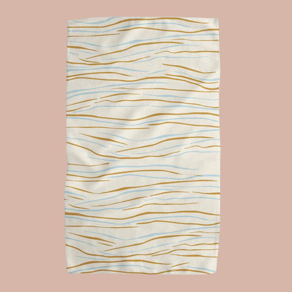 Geometry - Painterly Kitchen Tea Towel – harley lilac