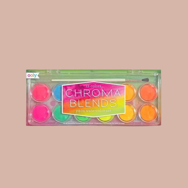 ooly chroma blends neon watercolor paint - Little