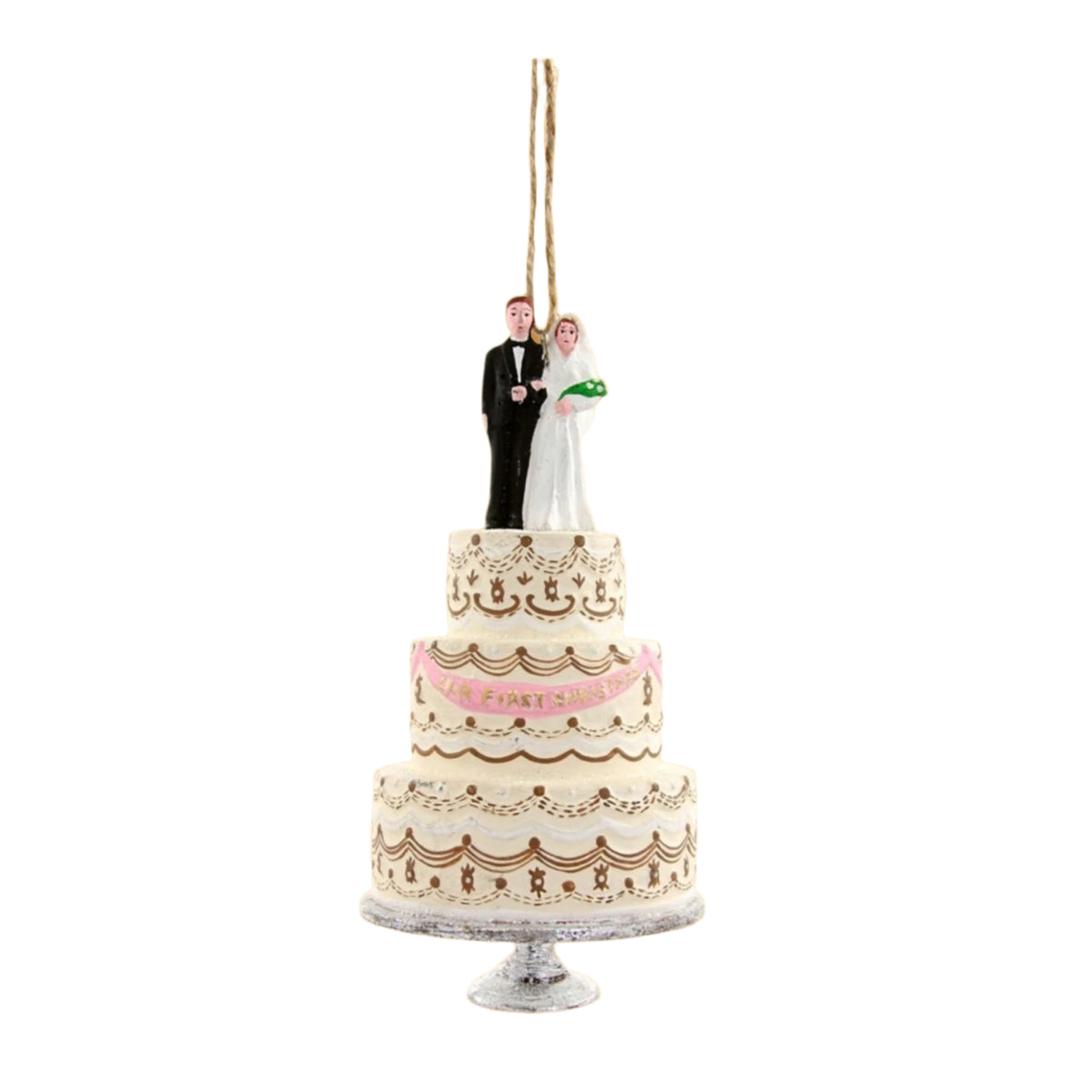 Just Married Christmas Ornament