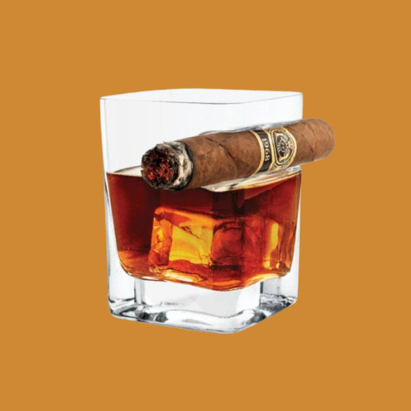 Etched Marlin Corkcicle® Cigar Glass